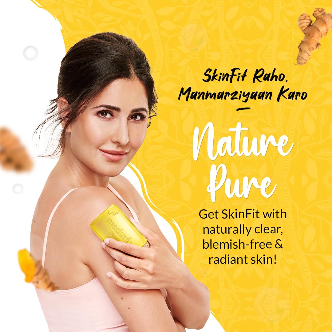 Medimix Ayurvedic Turmeric & Argan Oil Bathing Bar, 125 g (4 + 1 Offer Pack)
