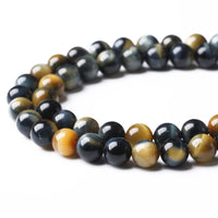 32PCS 12MM AAA Dreamlike Tiger Eye Stone Beads Natural Gemstone Bead Crystal Healing Energy Jewelry Making DIY 15 inches