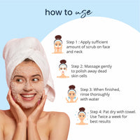 Globus Naturals Revival Diamond Face Scrub, For Deep Pore Cleansing & Skin Lightening, Natural & Ayurvedic Formula, Chemical Free, Cruelty Free, Suitable For All Skin Types, 100 gm
