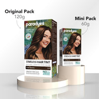 Paradyes Mini Dark Brown Timeless Hair Tint, Permanent Crème Hair Color for Hair & Beard, Complete Grey Coverage, Formula Free from PPD, Ammonia, & Resorcinol, 3.0 Dark Brown, 60 GRAM
