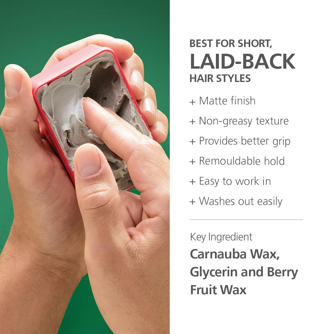 Schwarzkopf Professional OSiS+ Mess Up Matte Paste | Hair Styling Pomade for Men & Women | Medium Hold, Dry Texture & Non-Greasy Matte Finish | Easy to Apply, Mould & Wash | Vegan Formula (100 ML)