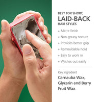 Schwarzkopf Professional OSiS+ Mess Up Matte Paste | Hair Styling Pomade for Men & Women | Medium Hold, Dry Texture & Non-Greasy Matte Finish | Easy to Apply, Mould & Wash | Vegan Formula (100 ML)