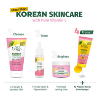 Pure Origin Korean Vitamin C Light Gel Sunscreen with SPF 50 & PA++++| No White Cast | Suitable for Oily, Dry & Combination Skin | Broad Spectrum, Non-sticky & Lightweight | Brightens Skin & Prevents Tan | 50ml