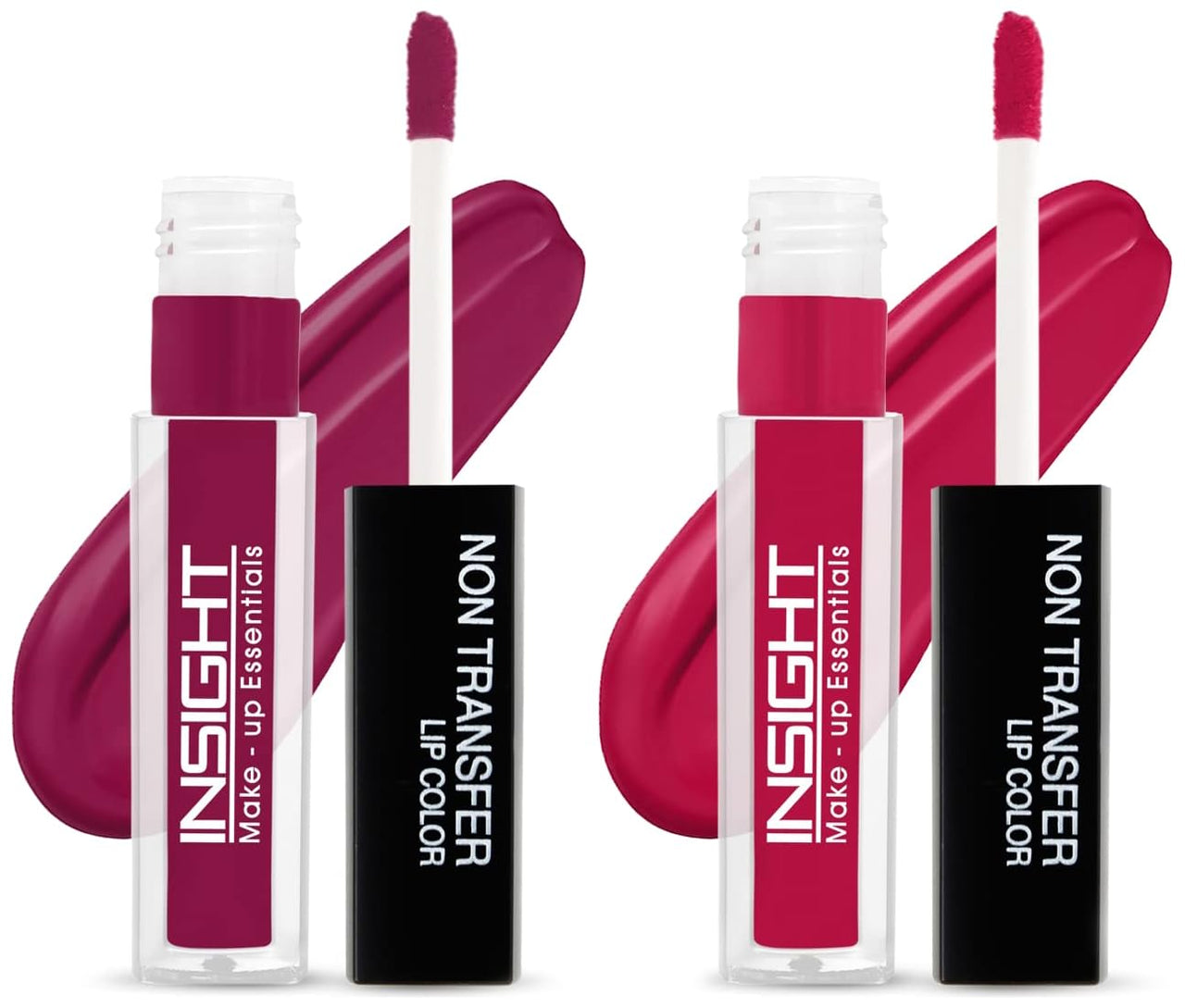 Insight Non Transfer Lip Color, 4ml (17 Vintage) & Insight Non Transfer Lip Color, 4ml (07 Satin Rose)