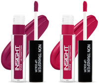 Insight Non Transfer Lip Color, 4ml (17 Vintage) & Insight Non Transfer Lip Color, 4ml (07 Satin Rose)