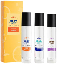 Plum Bodylovin' Bestsellin' Eau De Parfum Trio Spray For Unisex, 15Ml Ultra-Luxe Perfumes, Long-Lasting Fragrances - Vanilla, Fruity