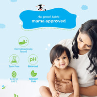 Mamaearth Milky Soft Head to Toe Wash With Oats, Milk, and Calendula for Babies | 2-in-1 Tear-Free Body Wash & Shampoo | Moisturizes and Soothes Skin | 400 ml