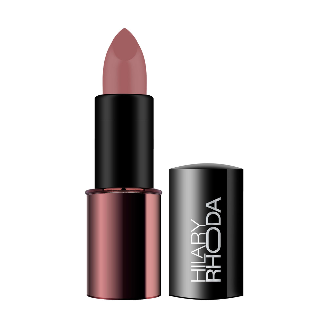 Hilary Rhoda Creamy Touch Lipstick | Infused with Olive Oil, Shea Butter & Vitamin E | Highly Pigmented & Creamy Texture | Long Lasting & Keeps Lips Moisturising - 4g(Pretty Nude - Shade 01)