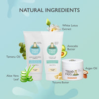 True Frog Everyday Moisturizing Shampoo (150 ml), Everyday Nourishing Hair Conditioner (150 ml) & Deep Conditioning and Hydrating Hair Mask (200 g) To Repair Dry and Damaged Hair - Combo Pack of 3