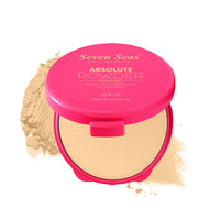 Seven Seas Absolute Compact Powder | Blends Effortlessly | Perfect Coverage | Comfortable Wear | Weightless Texture | Suitable for All Skin Types (01, 16g)
