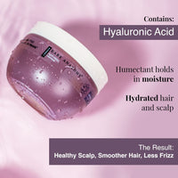 Bare Anatomy Anti Frizz Hair Mask | Frizz Control Upto 24 hours | Powered By Hyaluronic Acid & Fatty Acids | For Deep Conditioned & Frizz Free Hair | Sulphate & Paraben Free | Women & Men | 250g