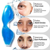 House of Beauty Hot and Cold Gel Eye Mask for Soothing Relief Puffy Eyes, Dark Circle, Dry Eyes, Pain Relief, Redness, & Stress (1pc)