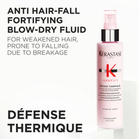 Kérastase Genesis Thermique Blow Dry Primer 150ml | Heat Protectant Spray for Weak Hair | Anti-Breakage, Detangles & Hydrates | Infused with Ginger Root & Edelweiss Native Cells