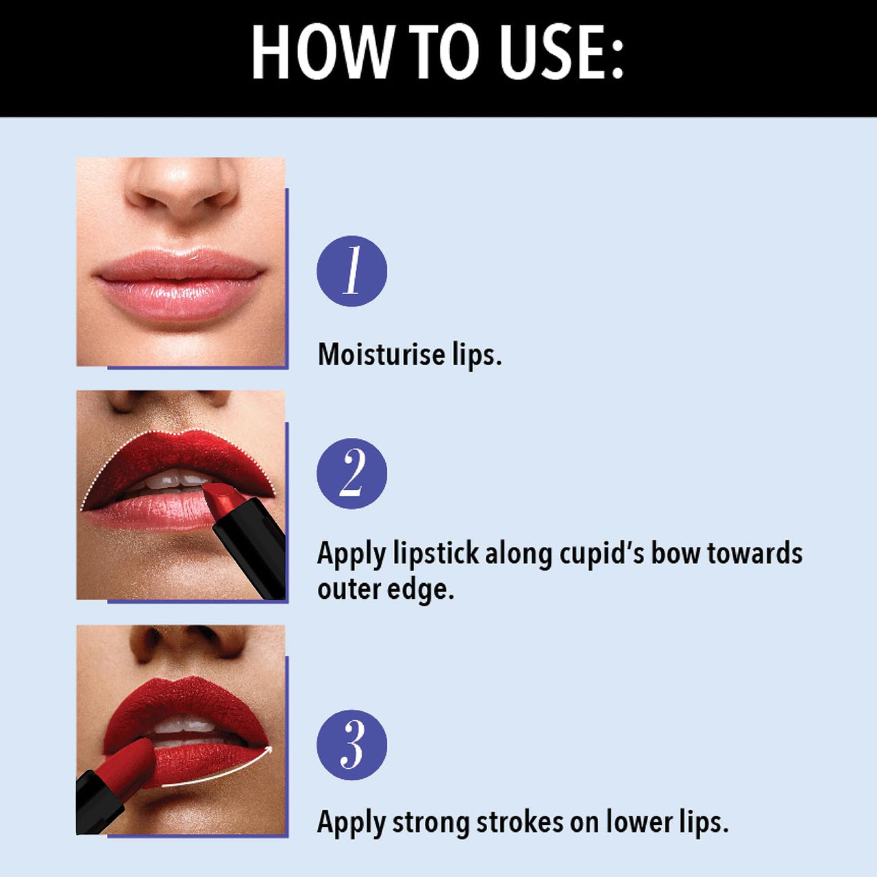Blue Heaven Get Matte Lipstick | Soft Matte Finish and Lightweight Formula | Intense Pigment | Long-Lasting Lipsticks For Women | 303 | 4GM