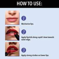 Blue Heaven Get Matte Lipstick | Soft Matte Finish and Lightweight Formula | Intense Pigment | Long-Lasting Lipsticks For Women | 303 | 4GM