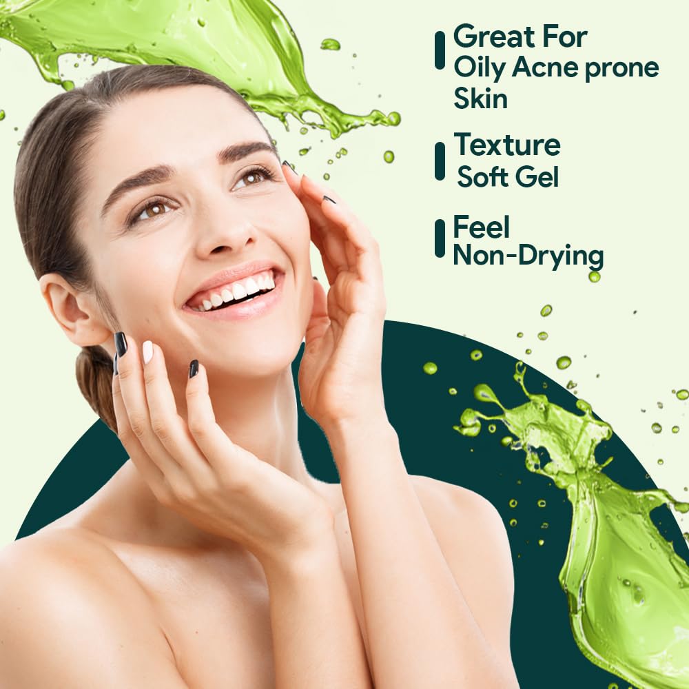Vamp Beauty 0.5% Salicylic Acid Face Wash for oily acne prone skin with Tea Tree | Oil Control & Pore Cleansing | Gentle Exfoliating Cleanser for Acne-Prone Skin | 100 ml