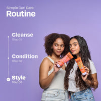 MANETAIN Volumizing Curl Cream 100ml & Hair Styling Gel 100ml for Defined Curls | Hydrating, Anti-Frizz & Long-Lasting Hold for Wavy, Curly Hair | Natural Ingredients, Vegan & Cruelty-Free