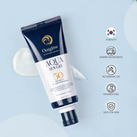 OCEGLOW-Powerful Marine Extracts Dermatology Tested Spf 50 Pa+++ Korean Sunscreen Gel For Women & Men With Salicylic Acid For Oily,Sensitive & Acne Prone Skin|Helps Reduce Wrinkle And Dark Spots-40ml