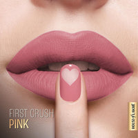 Lakmé Xtraordin-Airy Lip Mousse, Velvet Matte Finish, with air-light texture, for nourished & moisturised lips, Liquid Lipstick, First Crush Pink
