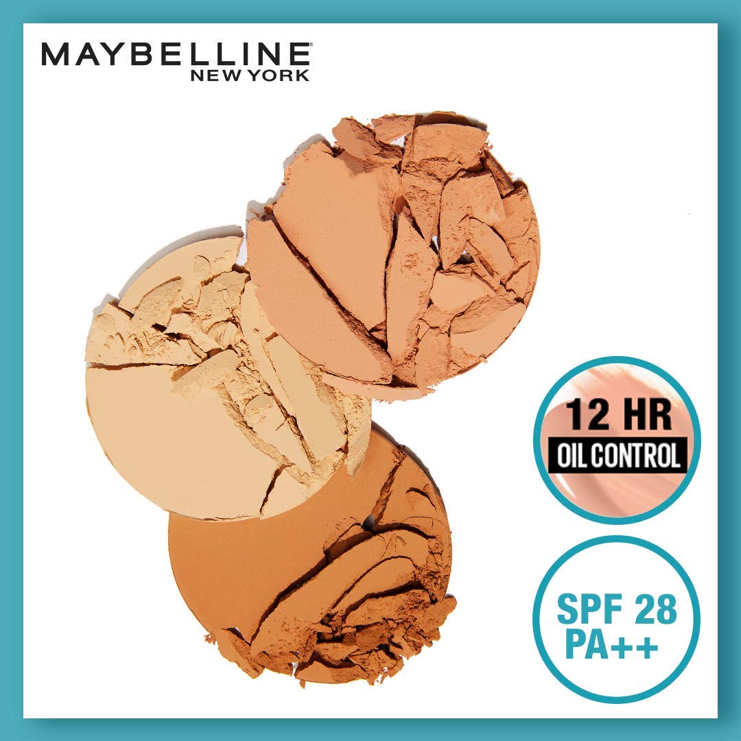 Maybelline New York Liquid Foundation + Compact Powder For All Skin Types, Matte & Poreless Finish, Ultra Blendable And Lightweight, Fit Me, 128 Warm Nude, 80 Gram, Cream