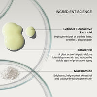 The Formularx 0.1% Retinol + 0.5% Granactive Retinol Gentle Complex Serum With Niacinamide & Bakuchiol | For Acne, Acne Marks, Dark Spots, Wrinkles, & Pores | Anti Aging & Brightening Face Serum | 30G