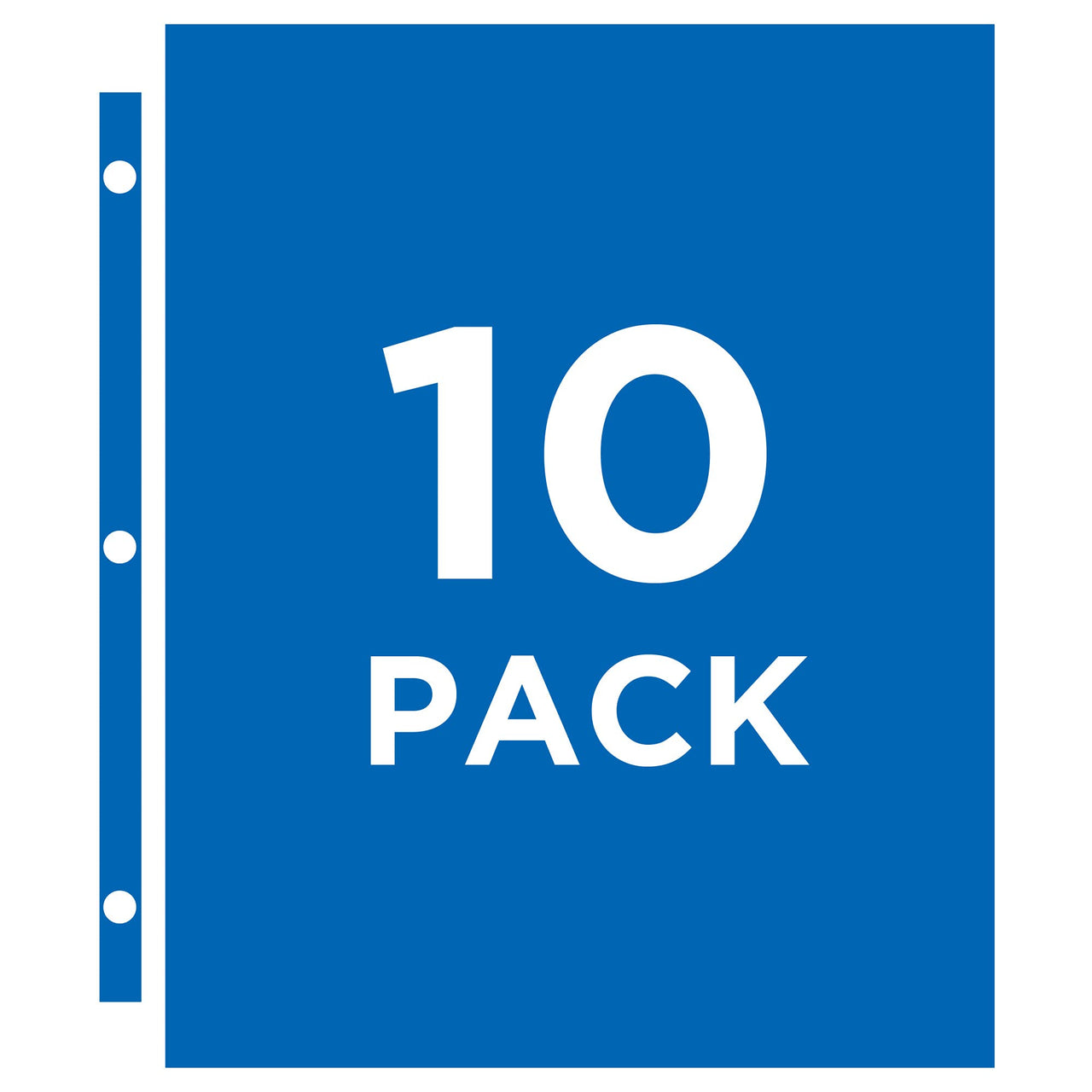 Avery Clear Business Card Organizer Pages for 3 Ring Binders, Pack of 10, Holds 200 Cards Total (76009) 1 Pack