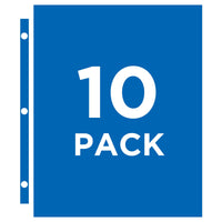 Avery Clear Business Card Organizer Pages for 3 Ring Binders, Pack of 10, Holds 200 Cards Total (76009) 1 Pack
