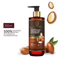 Khadi Natural Powered Botanics Moroccan Argan Shampoo 310ml, For Dry Hair, Reduces Frizz, Paraben, Silicone and Sulphate Free