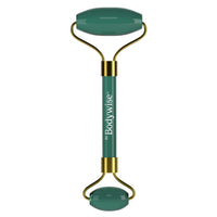 Be Bodywise Jade Roller Massager | 100% Natural Jade Face Roller | Tightens Skin, Reduces Wrinkles & Improves Blood Circulation | Best for Serum Application | Double Sided for Toning & Firming Face