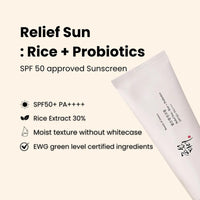 [Beauty of Joseon] Relief Sun SPF50+ PA++++ (50ml) | Korean Sunscreen for Face, Lightweight & Hydrating, UV Protection, Suitable for All Skin Types