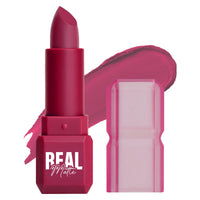 Mila Beauté Real Matte Lipstick | Enriched With Rosehip Extract | Ultra Matte Finish & Long Lasting I Single Swipe, Lightweight & Comfortable - 11-ORCHID PINK