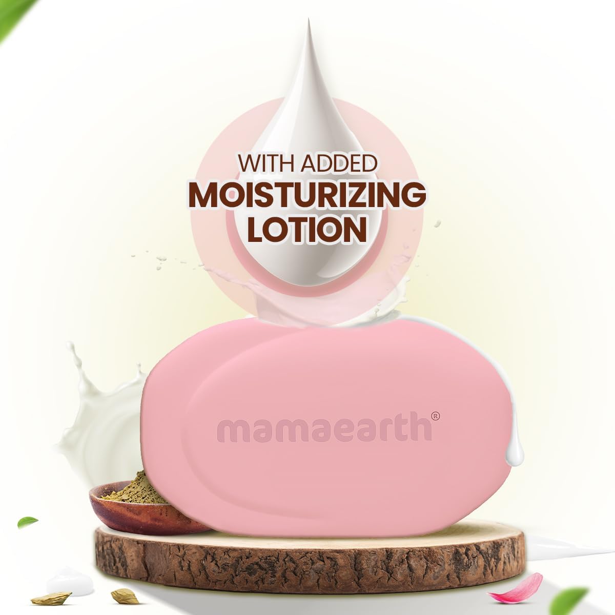 Mamaearth Multani Mitti Moisturizing Lotion Soap with Multani Mitti & Rose for Oil Control & Acne 125g x 8 (Pack of 8) | Benefits of Lotion in a Soap |Deeply Cleanses & Moisturizes |Grade 1 Acne Soap