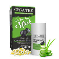Orgatre Detan Face Mask Stick For Men & Women| Facemask With Green Tea Chamomile For Tan |, 1 Count