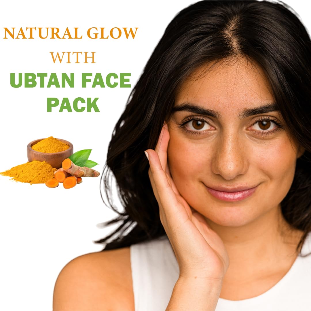 Veda Harvest Ubtan Face Pack for Glowing Skin Face Mask 100gm – Tan Removal, Hyperpigmentation,Detan Face Pack, Dark Spots,Acne Control Radiant Complexion | Ayurveda Inspired | All Skin Types