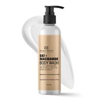 Botanic Hearth Oat & Niacinamide Body Wash | Moisturizing & Skin Whitening Body Wash Shower Gel | Sulfate & Paraben Free | for Women & Men | 245ml