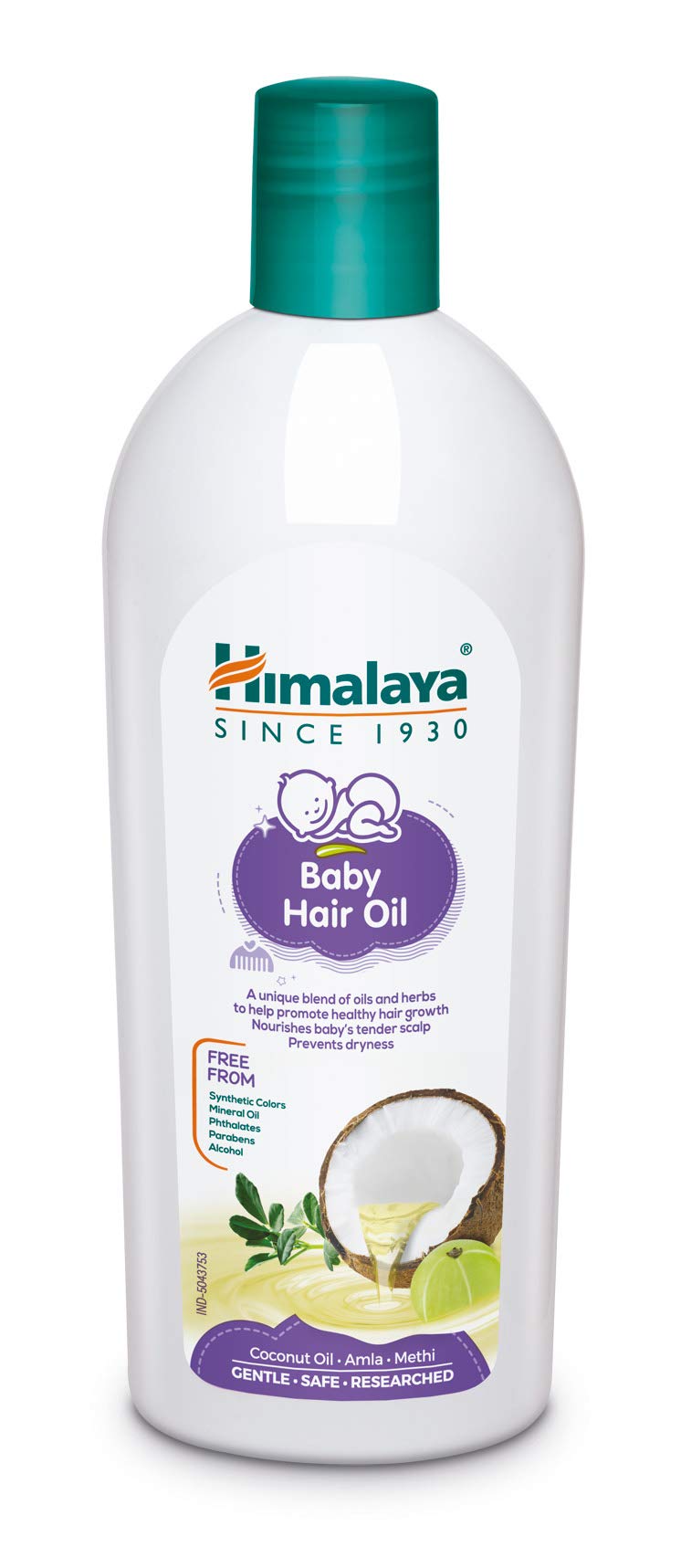 Himalaya Baby Hair Oil 200 ml and Himalaya Gentle Baby Soap (75g, Buy 3 Get 1 Free)