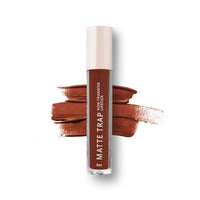 Hilary Rhoda Matte Trap Liquid Lipstick | Non-Transfer & Waterproof Lipstick | 8-Hour Long Stay | Non-Drying Formula | 5ml (Brownie - Shade 10)