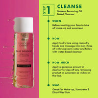 Conscious Chemist Deep Pore Cleansing Kit | 230ml | Oil Cleanser for Face, Salicylic Acid Face Wash, Face Wash for Women & Men with Oily and Acne Prone Skin for Glowing & Radiant Skin (Pack of 2)