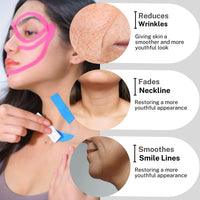 HOUSE OF BEAUTY Overnight Anti-Wrinkle Fabric Face Tape Patches, Helps in Improve Anti-Aging Wrinkles, Moisturize and Smoothing Skin (10 Patches)