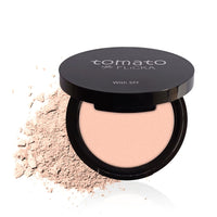 FLiCKA Tomato Compact Powder For Oil-Free, Matte Finish, Lightweight, Lasts up-to 8hrs | Enriched with SPF, Suitable For All Skin Types| 03 Caramel, 9g