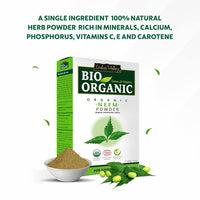 INDUS VALLEY Neem Leaf Powder | Azadirachta indica - Natural, Organic & Pure Powder With 100% Pure Non-Toxic Aloe Vera Gel - (100g+175 ml)