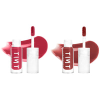 Tint Cosmetics 2.5ml Set of 2 Lipgloss, Brick Red & Red, Non Sticky, Hydrating, Light Weight, Long Lasting, High Shine & Soft Natural Liquid Lip Gloss For Girl & Women (Bery Pink & Honey)