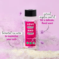 Love Beauty And Planet Rice Water & Angelica Seed Oil Silicone-Free Curl & Waves Shampoo|| No Parabens|| No Sulfates|| Angelica Essential Oil|| 400ml