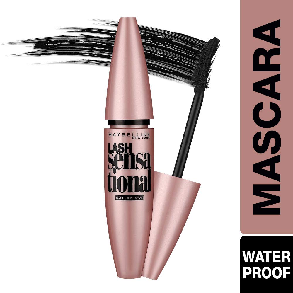 Maybelline New York Lasting Drama Gel Eyeliner,Blackest Black, 2.5g & New York Lash Sensational Waterproof Mascara, Black, 10 ml Matte Finish