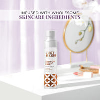 Just Herbs Long Stay Non Sticky Makeup Fixer, Setting Spray for Face Makeup with Aloevera and Green Tea 100 ml