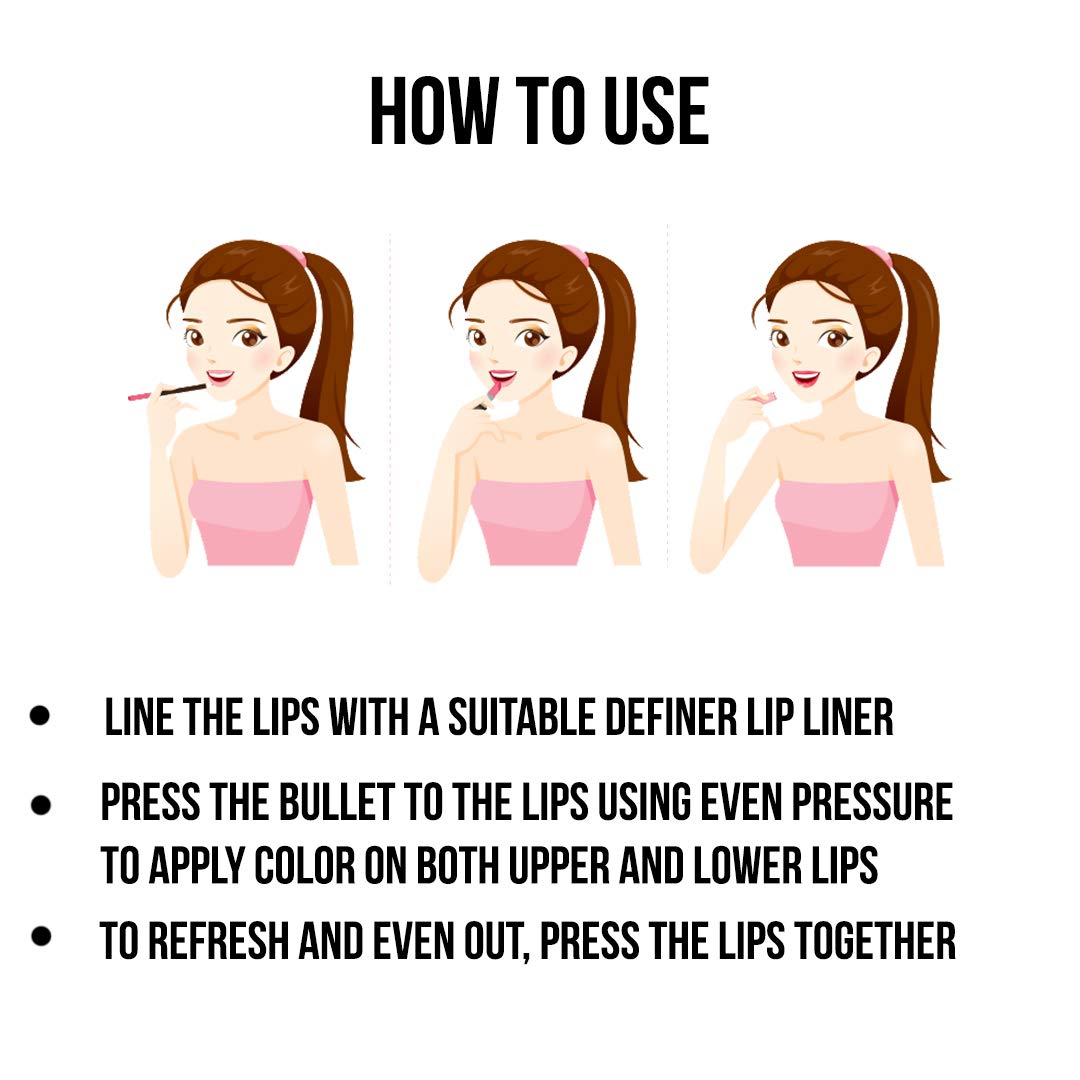 Colorbar Matte me as I am Lipcolor-Stroke, Mauve, 2 g | Moisturize and condition lips| Long Lasting| Waterproof and Smudge-proof