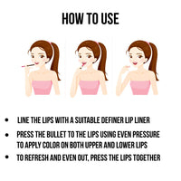 Colorbar Matte me as I am Lipcolor-Stroke, Mauve, 2 g | Moisturize and condition lips| Long Lasting| Waterproof and Smudge-proof