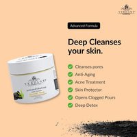 Verdant Natural Care Activated Charcoal Peel Off Mask With Bamboo Charcoal, Turmeric, Vitamin B3 & Licrorice |No Paraben, Silicones -100g