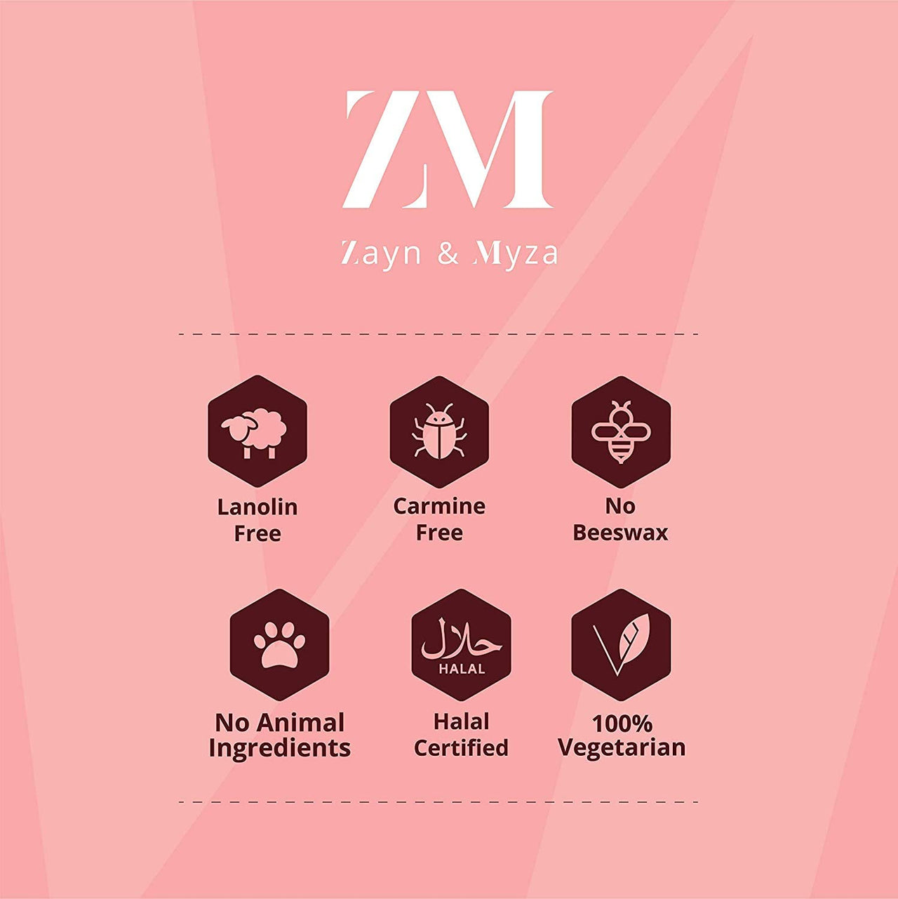 ZM Transfer-Proof Power Matte Bullet Lipstick, Vegan, 3.2 g (Burgundy Bliss)