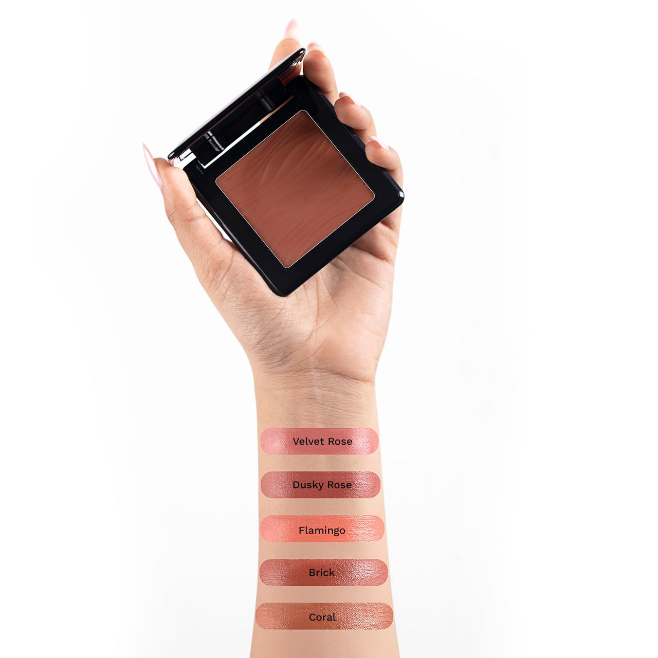 PAC Spotlight Cream Blush for Face Makeup | Lightweight Cream to Powder Formula | Intensely Pigmented Velvetty Finish | Longlasting, Buildable & Effortlessly Blendable | Brick - 4G